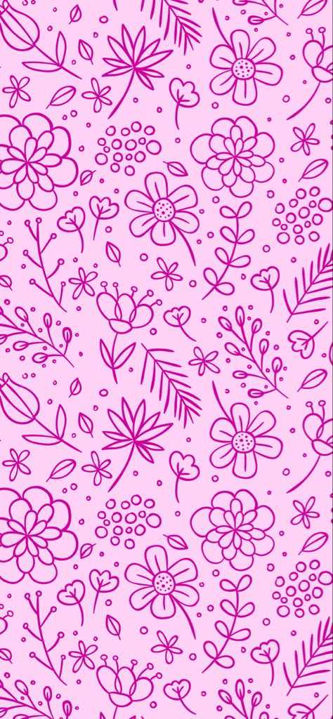 Cute Flower Wallpaper, Floral Iphone Wallpaper, Frühling Wallpaper, Pattern Design Inspiration, Wallpaper Flower, Wallpaper Doodle, Nature Wallpapers, Simple Iphone Wallpaper, Whatsapp Wallpaper