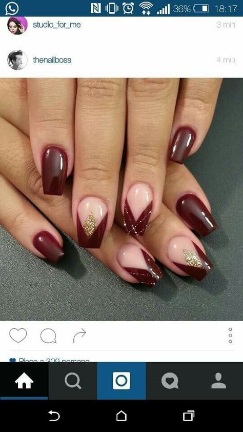 KJ...😇😎 Nails French Design, Nails Acrylic Ideas, Nails Burgundy, Ideas For Nails, Nails French Tip, American Nails, Acrylic Ideas, Matte Nails Design, French Nail Designs