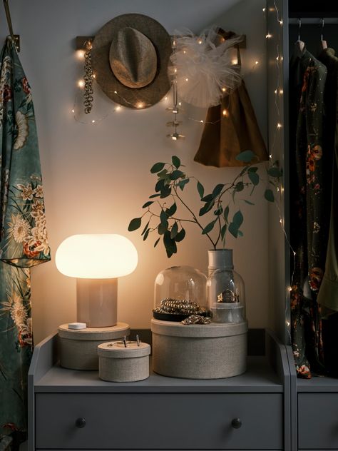 Ikea Dejsa, Mood Lights, Light Chain, Smart Light Bulbs, Small Lamp, Dim Lighting, Reading Lamp, Smart Lighting, Scandinavian Interior