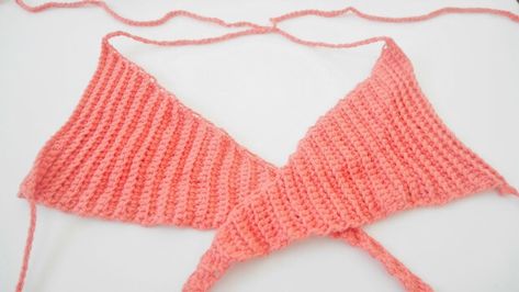 Diy Crochet Halter Top, Crochet Wrap Top, Bralette Pattern, Crochet Stitches Guide, Crochet Crop Top Pattern, Diy Vetement, Crochet Bralette, Sea Sand, Crochet Fashion Patterns