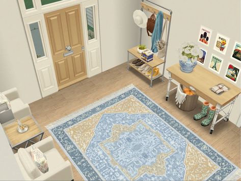 Sims 4 Entrance Ideas, Entrance Hallway Design, Entrance Layout, Sims Freeplay Houses, Hallway Entrance, Sims Free Play, Entrance Ideas, Sims Ideas, Hallway Design