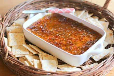 Tarragon Vinaigrette, Goat Cheese Spread, Jalapeno Pepper Jelly, Salad With Grapes, Pepper Jam, Goat Cheese Appetizer, Sweet N Spicy, Baked Goat Cheese, Classic Appetizers