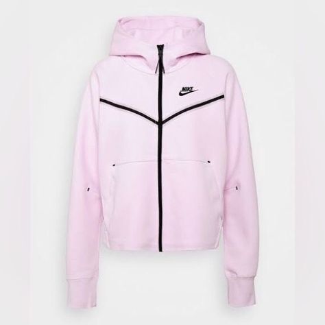 Pink Nike Tech, Nike Blazer Outfit, Nike Tech Jacket, Fleece Outfit, Tech Fleece Hoodie, Nike Sportswear Tech Fleece, Tech Hoodie, Baby Nike, Cute Nike Outfits