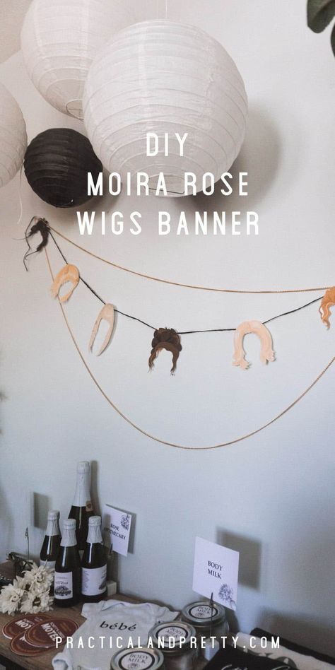 If you're throwing any sort of event about Schitt's Creek you're going to obviously need this Moira Rose wigs banner. I mean how could you not? Schitts Creek Birthday, Schitts Creek Bachelorette, Schitts Creek Cake, Schitts Creek Party Decor, Schitt’s Creek Party, Schitts Creek Themed Party, Schitts Creek Party Ideas, Schitts Creek Bachelorette Party, Schitts Creek Birthday Party