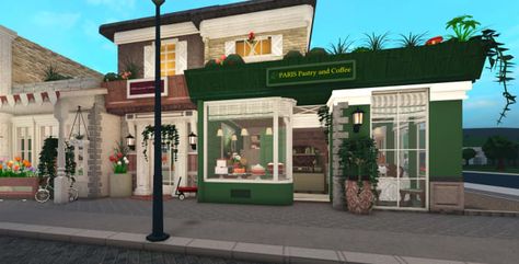 City Building Bloxburg, Bloxburg Town No Large Plot, Bloxburg Paris Town, Bloxburg Street, Bloxburg City Buildings, Bloxburg Park, Apocalypse Town, Bloxburg Village, Town Bloxburg