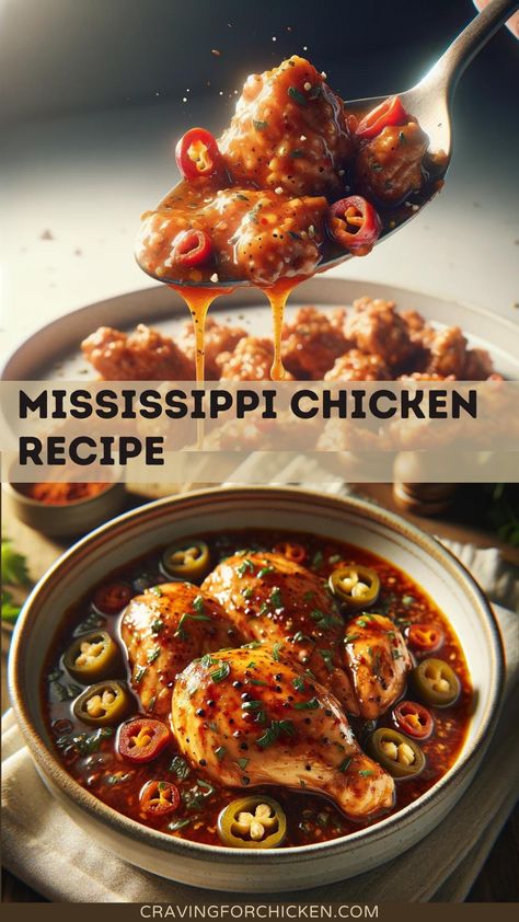 Southern cuisine is known for its bold flavors and hearty dishes. And when it comes to chicken, Mississippi has a recipe that is sure to impress. This dish has become a staple in Southern households and is now gaining popularity across the country. chicken breast recipe, chicken recipe Mississippi chicken Chicken Mississippi, Mississippi Chicken, Country Chicken, Chicken Breast Recipe, Chicken Breast Recipes Easy, Parmesan Recipes, Southern Cuisine, Air Fryer Recipes Chicken, Chicken Breast Recipes Healthy