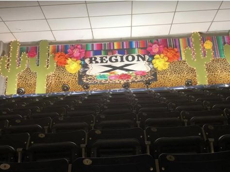 Texas High School Rodeo  Bleacher decoration. Region spirit ❤️ Texas High School, American High School, Bleachers, Rodeo, High School, Electronic Products