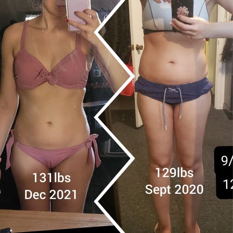 Here we have a progress pic showing a weight reduction from 140 pounds to 131 pounds. That's a solid total loss of 9 pounds. 140 Lbs, 140 Pounds, Old Woman, Progress Pictures, Weight Reduction, One Month, Fat Loss, Year Old, Lost