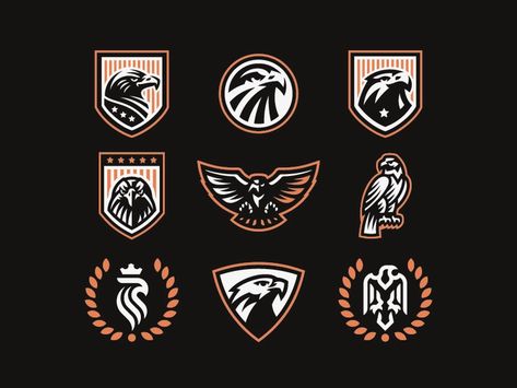 Sports Badge, Sport Branding, Soccer Logo, Sports Logo Design, Football Team Logos, Logo Design Inspiration Branding, Eagle Brand, Eagle Logo, Football Logo