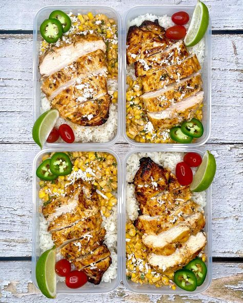 Spiced Yogurt Chicken and Street Corn 🐓🌽🌶️ *NEW MEAL PREP RECIPE* This chicken was amazing! It came out super tender and juicy on the inside with a slight crisp on the outside from cooking them in the air fryer. I made a delicious mild spiced yogurt mixture, scored the chicken and marinated for 4 hours. SO GOOD!! Check out the recipe on my website! Weight Watchers Points 👉🏼 7 Calories 👉🏼 648 Protein 👉🏼 64g You don’t have to eat less, you just have to eat well. Healthy doesn’t have to b... Elote Corn, Yogurt Marinade, Yogurt Chicken, Weight Watcher Dinners, Eat Less, Dinner Meal Prep, Healthier Eating, Street Corn, Prep Recipes