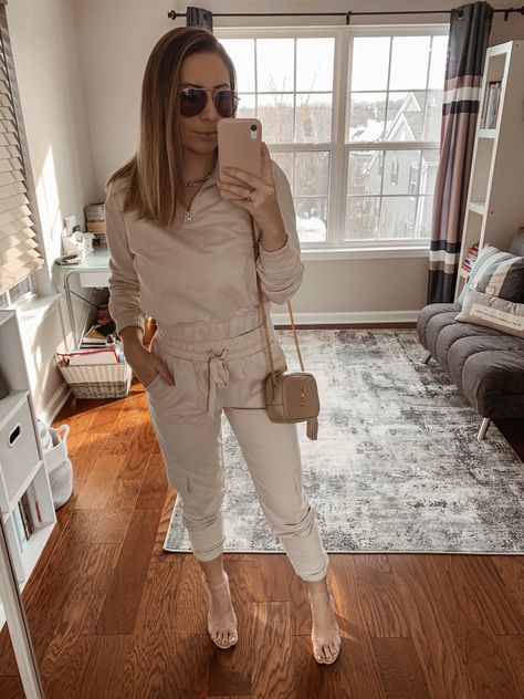 Beige Crossbody Bag Outfit, Casual Beige Phone Bag For On-the-go, Beige Crossbody Flap Bag Gift, Beige Shoulder Bag With Luggage Sleeve For On-the-go, Beige Weekender Bag With Luggage Sleeve For On-the-go, Beige Loungewear, Loungewear Matching, Ysl Crossbody, Crossbody Camera Bag