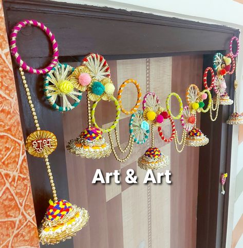 Handmade Bandhanwar Ideas, Diwali Bandhanwar Handmade, Bandhanwar Designs Handmade, Diy Bandhanwar, Bandanwar Design Handmade, Bandarwal Designs Handmade, Handmade Toran Ideas, Bandarwal Designs, Toran Designs Doors Handmade