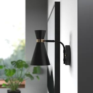 Wayfair | Mid-Century Modern Wall Sconces You'll Love in 2022 Black Sconces, Sconces Bedroom, Candle Style Chandelier, Modern Wall Sconces, Candle Styling, Unique Lighting, Vanity Lighting, All Modern, Light Bulbs