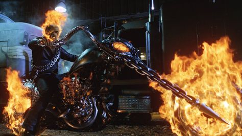 Ghost Rider Bike, Ghost Rider Motorcycle, Ghost Rider Movie, Ghost Rider 2007, Ghost Rider 2, Rider Bike, Race Walking, Ghost Rider Wallpaper, Spirit Of Vengeance