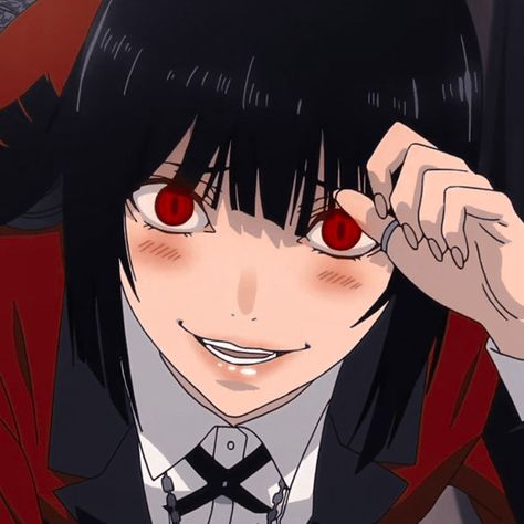 An Anime, Anime Character, Red, Anime, Hair, Black