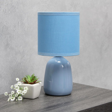 Blue bedside tables