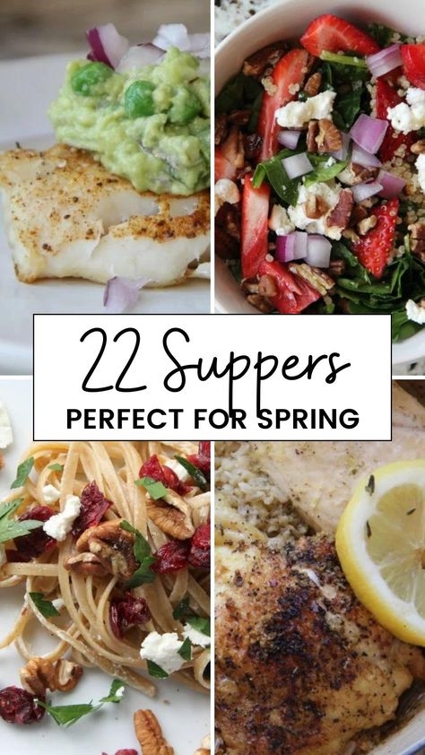 We've gathered 22 delightful spring supper ideas, perfect for easy family meals that will have everyone excited to gather around the table. From vibrant seasonal ingredients to mouthwatering recipes, these spring suppers will make mealtime a true culinary adventure. Supper Ideas For Family, Lemon Chicken Rice, Grilled Chicken Pasta, Honey Chipotle Chicken, Baked Lemon Chicken, Lazy Dinners, Slow Cooked Meat, Cherry Tomato Pasta, Supper Ideas