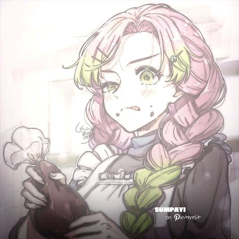 Aesthetic Anime Wallpaper, Girly Boss, Mitsuri Icon, Kocho Shinobu, Kanroji Mitsuri, Iphone Icon, Animated Icons, Wallpaper Wallpaper, Kimetsu No Yaiba