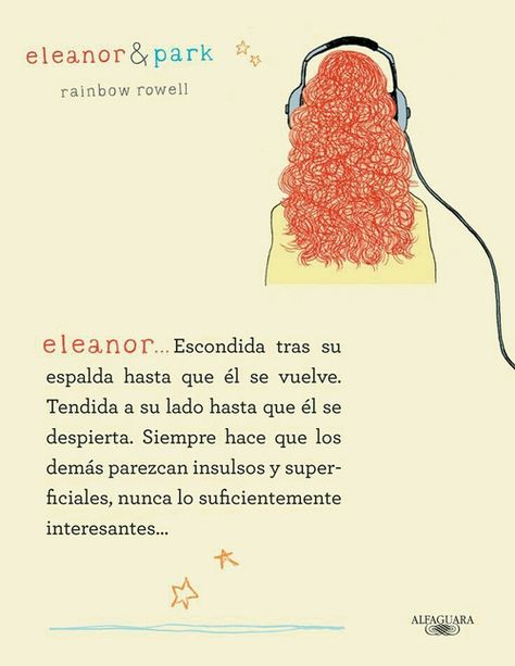 Eleanor Y Park, Eleanor And Park, Rainbow Rowell, Fan Book, Book Fandoms, Book Lists, Book Quotes, Book Lovers, We Heart It