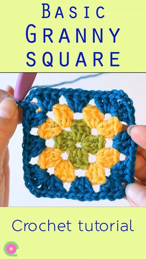 Granny Square Crochet Pattern Step By Step, How To Make Granny Squares Step By Step Video, Granny Square Tutorial Step By Step Video, Granny Square Crafts Projects, Crocheting Granny Squares Beginner, Free Crochet Patterns For Beginners Step By Step Granny Squares, How To Crochet A Granny Square Tutorial, Basic Granny Square Tutorial, Crochet Granny Square Beginner Step By Step How To Make