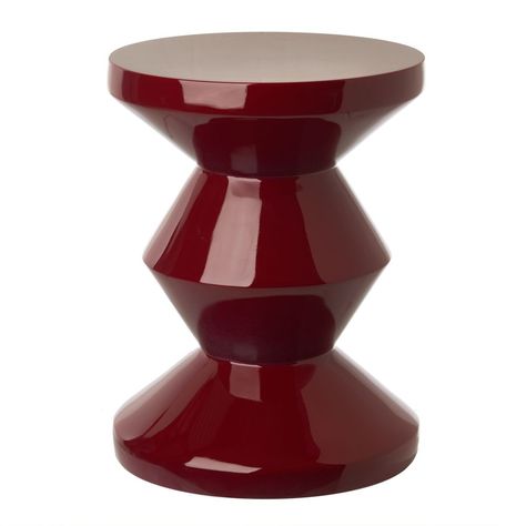 Zig Zag ruby red - POLS POTTEN: request quotes, estimates, prices or catalogues online through MOM, your B2B digital platform dedicated to decor, design and lifestyle professionals. Accent Stools, Iron Accents, Accent Stool, Large Armchair, Interior D, Red Lacquer, Dutch Design, Chaise Bar, Mirror Designs