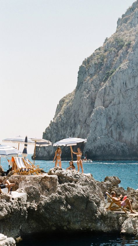 Island Of Capri, Mediterranean Aesthetic, Mediterranean Travel, Riviera Beach, Capri Italy, Italy Aesthetic, Triangl Swimwear, Europe Summer, Italian Summer