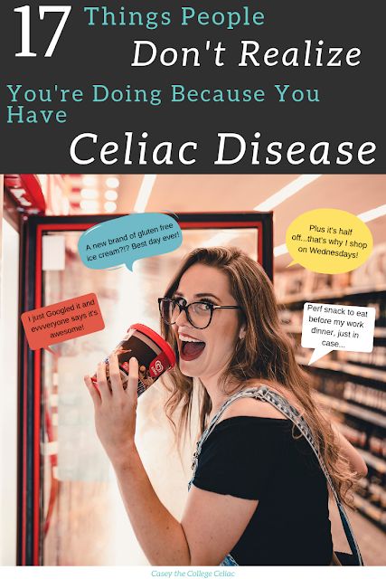 Having celiac disease impacts way more than just a person's diet. In fact, celiac disease can impact everything from a person's social life to how they shop for groceries. So whether you have #celiacdisease and want to feel less alone or know someone with #celiac and want to understand them better, check out this post to learn about 17 things people don't realize someone with celiac is doing because of their #chronicillness. Celiac Symptoms, Celiac Diet, Celiac Awareness, Gluten Free Info, Healthy Gluten Free Breakfast, Gluten Free Restaurants, Gluten Free Living, Gluten Sensitivity, Gluten Intolerance