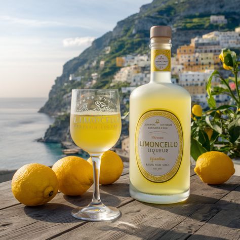 LIMONCELLO: THE RECIPE FROM THE AMALFI COAST Authentic Italian Recipes, Good Night Family, Making Limoncello, Limoncello Recipe, Dried Lemon, Potato Peeler, Italian Recipes Authentic, Italian Cooking, The Amalfi Coast