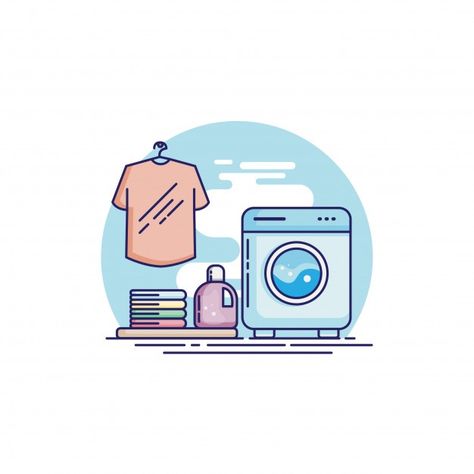 Vector Background Design, Laundry Logo, Login Page Design, Pet Shop Logo, Laundry Dry Cleaning, Rick And Morty Poster, Laundry Time, Pos System, Laundry Shop