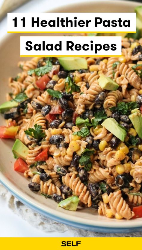 Whole Grain Pasta, Healthy Pasta Salad Recipes, Vegetable Pasta Salads, Oven Roasted Cauliflower, Healthy Pasta Salad, Spiralized Vegetables, White Pasta, Best Vegan Recipes, Healthy Pastas