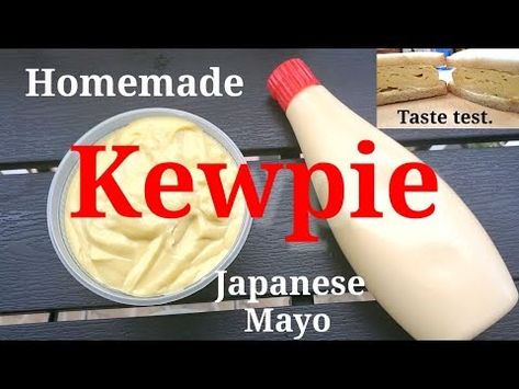 (205) Homemade KEWPIE | Japanese Mayo | Umami Bomb | The BEST Recipe - YouTube Diy Kewpie Mayo Easy, Diy Japanese Mayo, Diy Kewpie Mayo, Japanese Mayo Recipe, Kewpie Mayo Recipe, Diy Condiments, Crab Stuffed Salmon, Japanese Mayo, Kewpie Mayo