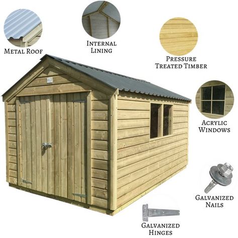 MCD Garden Sheds Barnsley UK - Bespoke Garden Sheds UK Garden Sheds Uk, Bespoke Garden, Man Shed, Yorkshire Uk, Garden Sheds, Built To Last, Metal Roof, Garden Shed, Garden Room