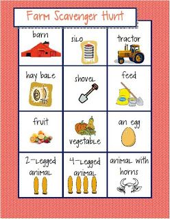 Farm Scavenger Hunt, Preschool Farm, Preschool Garden, Farm Animal Crafts, Farm Unit, Farm Preschool, Fall Preschool Activities, Farm Day, Farm Fun