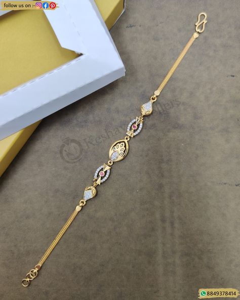 Weight:- 5,6 gm Breslet Gold, Latest Bracelet Designs Gold For Women, Bracelet Designs Gold For Women, Latest Gold Bracelet For Women, Loose Bracelet, Wedding Jewellery Designs, Wedding Jewelry Sets Bridal Jewellery, Gold Earrings Indian, Gold Bracelet Simple