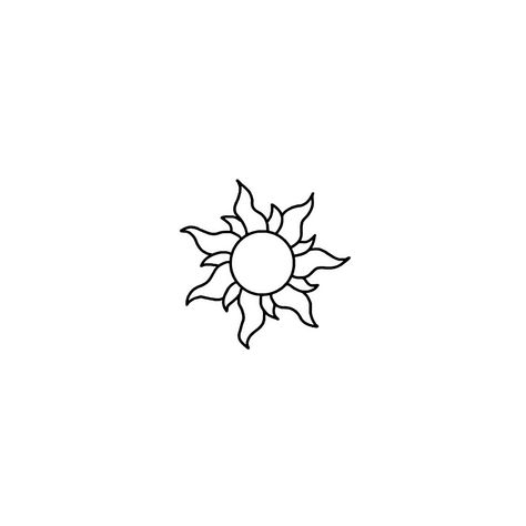 Tangled Fine Line Tattoo, Tangles Sun Tattoo, Minimalist Tangled Tattoo, Rapunzel Star Tattoo, Sundrop Flower Tangled Tattoo, Taylor Swift Betty Tattoo, Tiny Tangled Tattoo, Tangled Rapunzel Sun Tattoo, Tangled Tattoo Ideas Small