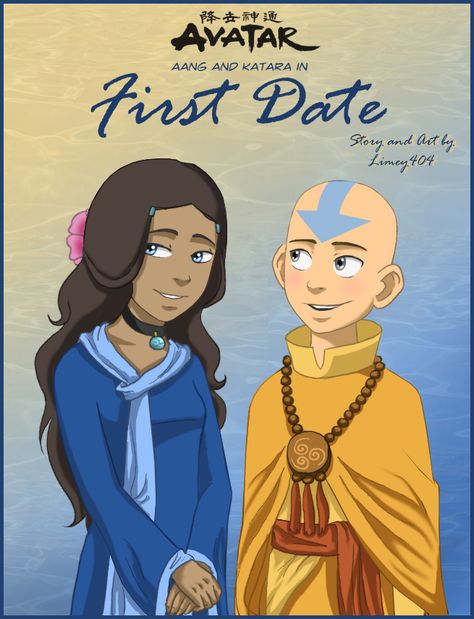 First Date cover by *limey404 - Click pin to read the whole strip. It's super cute! :) Kataang Comic, Kataang Fanart, Yip Yip, Avatar Airbender, Avatar Aang, Fan Comic, Comic Collection, Legend Of Korra, Aang