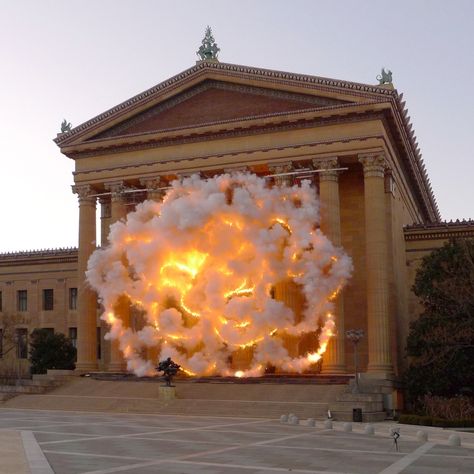 A Pyrotechnic Artwork by Cai Guo-Qiang Explodes into a Blossom on the Steps of the Philadelphia Museum of Art | Colossal Cai Guo Qiang, Wylan Van Eck, Pablo Picasso Paintings, The Goldfinch, Art Chinois, Picasso Paintings, Philadelphia Museums, Philadelphia Museum Of Art, Goldfinch