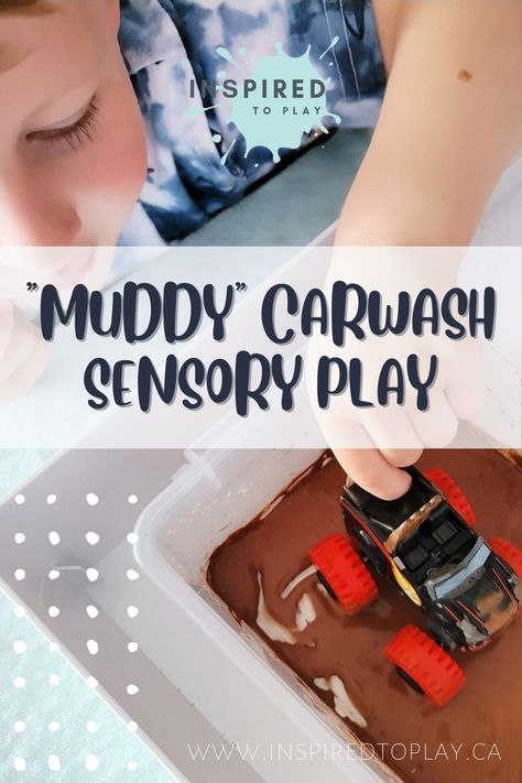 If you have little ones who love cars, you HAVE to give this sensory play activity a try! It keeps the kids entertained... and it smells so good!👌 Car Sensory Play, Car Wash Activities For Kids, Car Wash Sensory Bin, Carwash Sensory Bin, Car Wash Sensory Play, Truck Sensory Play, Car Wash Activity, Diy Toy Car Wash, How To Make A Toy Car Wash