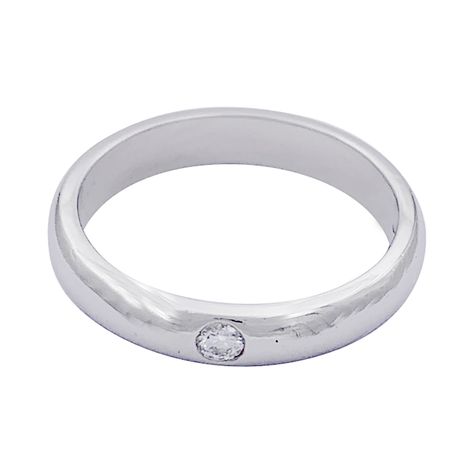 1,500€ A platinum Cartier wedding ring, "1895" collection, enhanced with a brillant cut diamond. Cartier 1895, Cartier Wedding Rings, Bracelet Cartier, Shop In Paris, Pave Pendant, Cartier Jewelry, Sapphire Bracelet, Enamel Bracelet, Enamel Ring