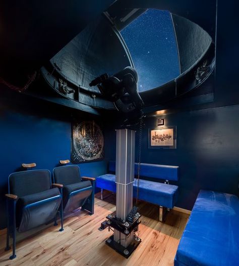 Studio City House With Observatory Asking $1.6M - Curbed LA House With Observatory, Home Observatory, Astronomical Observatory, Unique House Design, Backyard Retreat, Luxury Homes Interior, Telescopes, City House, Studio City