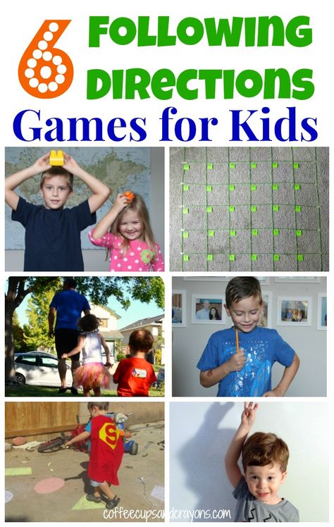 Teach Kids to Follow Directions with 6 FUN Move and Learn Games! Repinned by SOS Inc. Resources pinterest.com/sostherapy/. Preschool Expectations, Following Directions Games, Western Vbs, Listening And Following Directions, Following Directions Activities, Listening Games, Following Directions, Speech Language Therapy, Listening Skills