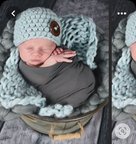 Fall Photography Props, First Baby Pictures, Baby Boy Newborn Pictures, 4 Month Baby, August Baby, Beanie Fits, Crochet Button, Monthly Baby Pictures, Newborn Photography Boy