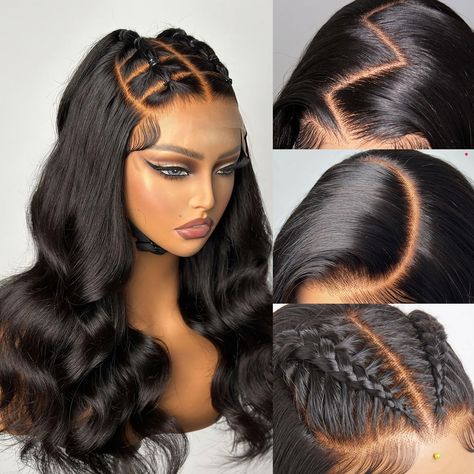 Loose Body Wave, Glueless Wig, Wig Human Hair, Black Wig, Body Wave Wig, Headband Wigs, Wig Accessories, Hair Long, Hd Lace