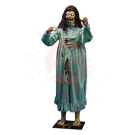 The Exorcist Regan Life-Size Talking and Rotating Statue The Exorcist Movie, The Exorcist Regan, Exorcist Movie, Halloween Animatronics, Linda Blair, Life Size Statues, The Exorcist, Kids Party Supplies, Party Stores