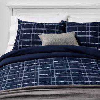 Shop Target for Full/Queen Bedding Sets & Collections you will love at great low prices. Free shipping on orders of $35+ or same-day pick-up in store. Plaid Bed, Navy Blue Bedding, Cabin Pillows, Sports Bedding, Complete Bedding Set, Comforter Bedding Sets, Grid Print, Bed In A Bag