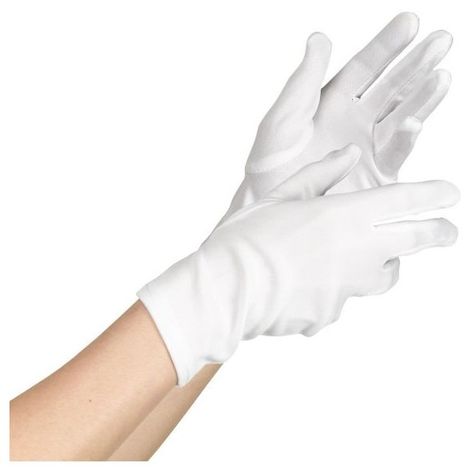 Womens Short White Gloves ($4.99) ❤ liked on Polyvore featuring accessories, gloves, short gloves, short white gloves and white gloves Gloves White, Costume Gloves, Short Gloves, White Halloween, Gloves Fashion, Cotton Gloves, Halloween Costume Shop, Halloween Store, Kids Party Supplies