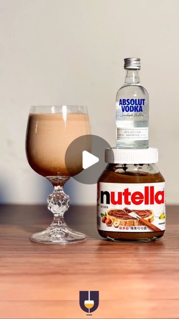 Cocktail Home on Instagram: "Nutella Martini🍸🍫  ▪️Recipe 50ml Vodka 30ml Baileys Irish Cream 30ml Milk 1tsp Nutella Jar   More cocktail recipes ⬇️ @cocktail_home   #nutella #chocolate #martini #cocktail #cocktails #asmr" Nutella Martini, Nutella Jar, Chocolate Martini, Martini Recipe, Baileys Irish, Absolut Vodka, Baileys Irish Cream, Martini Recipes, Martini Cocktail