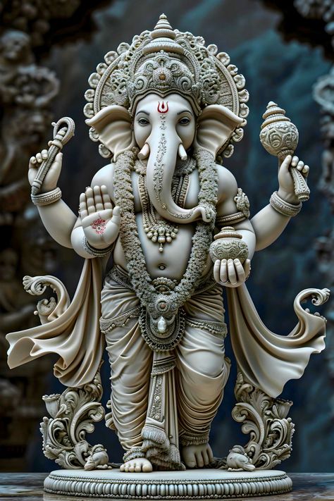 Ganesha Wallpapers Hd Wallpaper, Ganesha Hd Wallpapers, Lord Ganesha Hd Wallpaper, Ganesh Pic, Arte Ganesha, Ganesha Art Illustration, Om Gam Ganapataye Namaha, Ganesh Bhagwan, Photos Of Ganesha