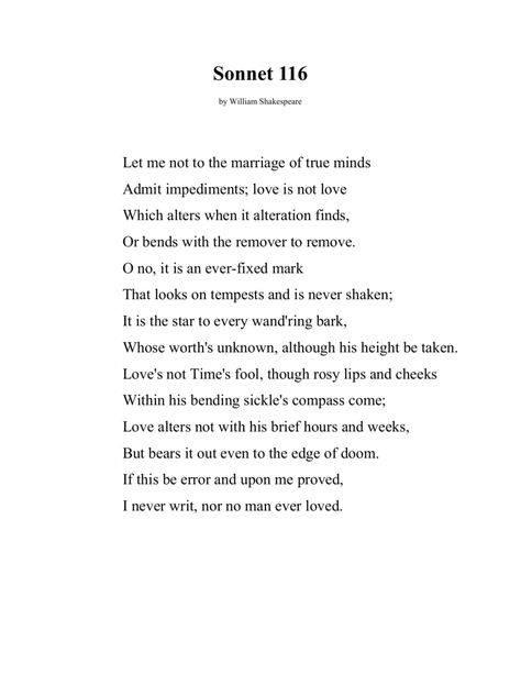 ...love is not love  Which alters when it alteration finds... Love Is Not Love Shakespeare, Love Is Not Love Which Alters, Sonnet About Love, Shakespeare Sonnet 116, William Shakespeare Sonnets, Sonnet 116, Old Poetry, Shakespeare Sonnets, Book Reports