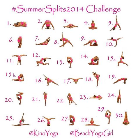 Gymnastic challenge Splits Challenge, Cheer Stretches, Dance Stretches, Cheer Workouts, Insanity Workout, Stretches For Flexibility, Best Cardio Workout, Best Cardio, Gymnastics Workout